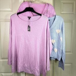 Women’s Plus Size Cardigan Sweaters Long Sleeve Buttoned Size 2X New Bundle